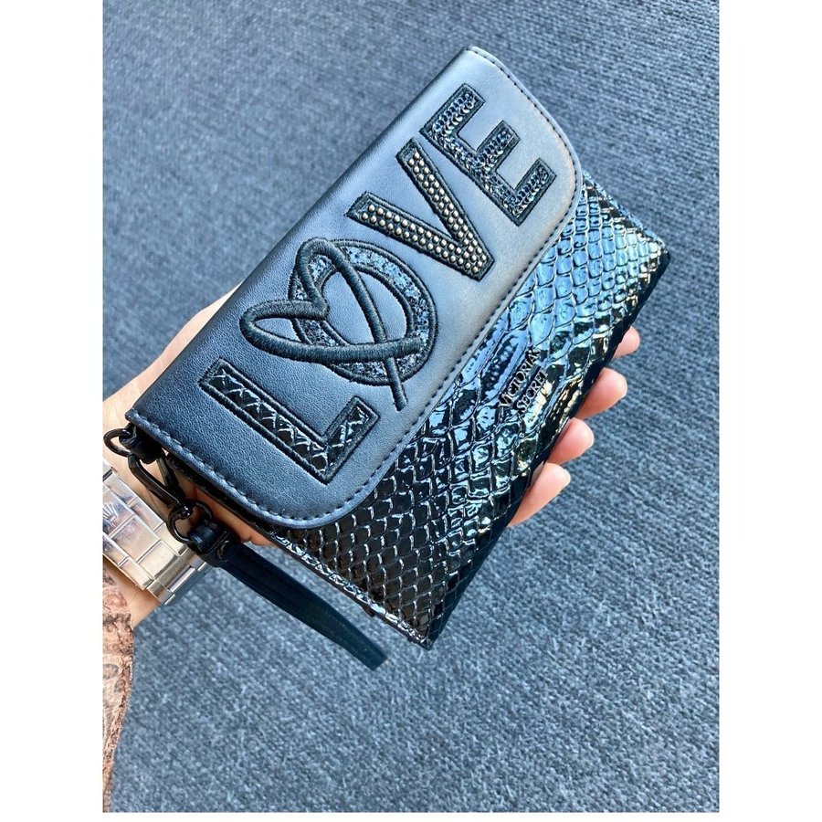 LOVE black wallet by Victoria’s Secret