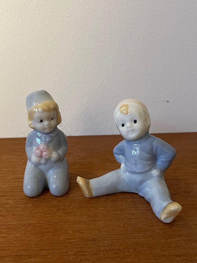 Vintage figuriner i porslin - nyskick
