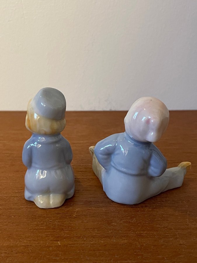 Vintage figuriner i porslin - nyskick