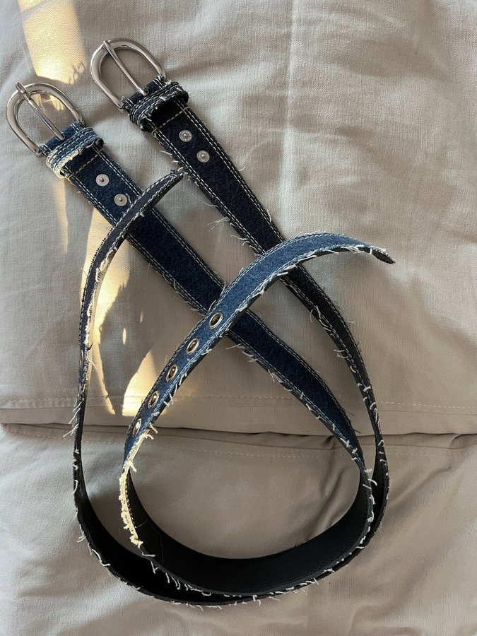 Our Legacy - Denim/leather belts 80cm (as new)