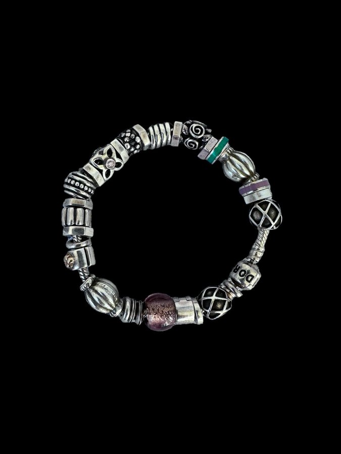 PANDORA armband sterlingsilver 29 berlocker