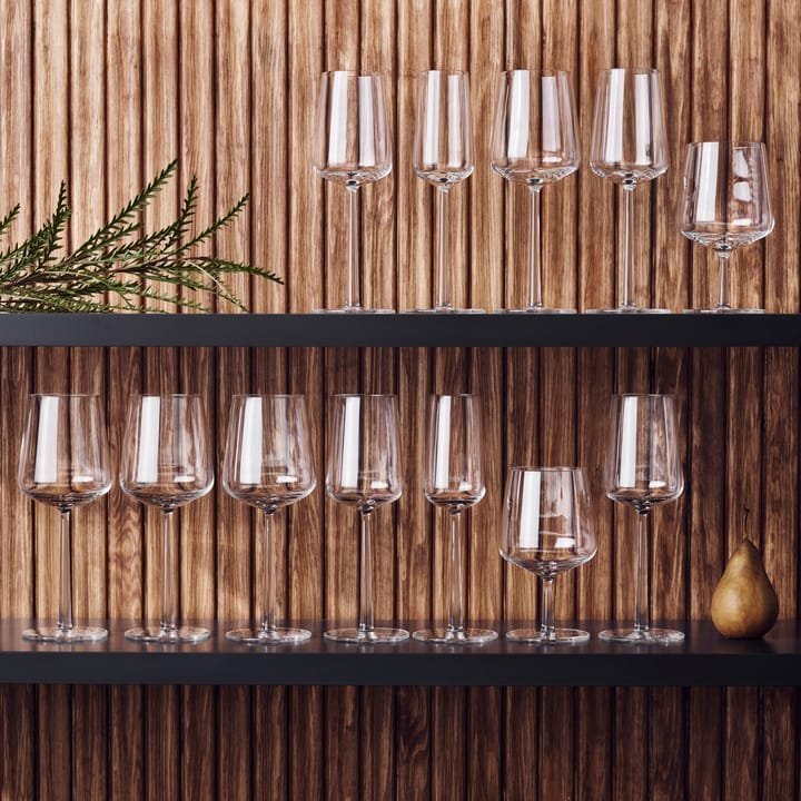 2 st helt nya iittala essence rödvinglas - Design av Alfredo Häberli för iittala