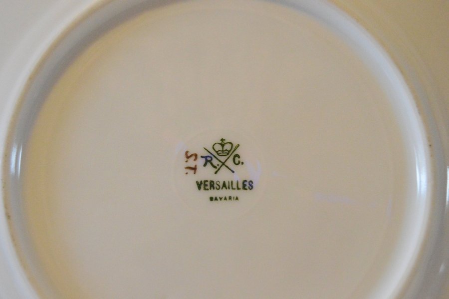 Rosenthal - "Versailles" - 6 assietter - Handmålade - 1800/1900-tal - Guldkant