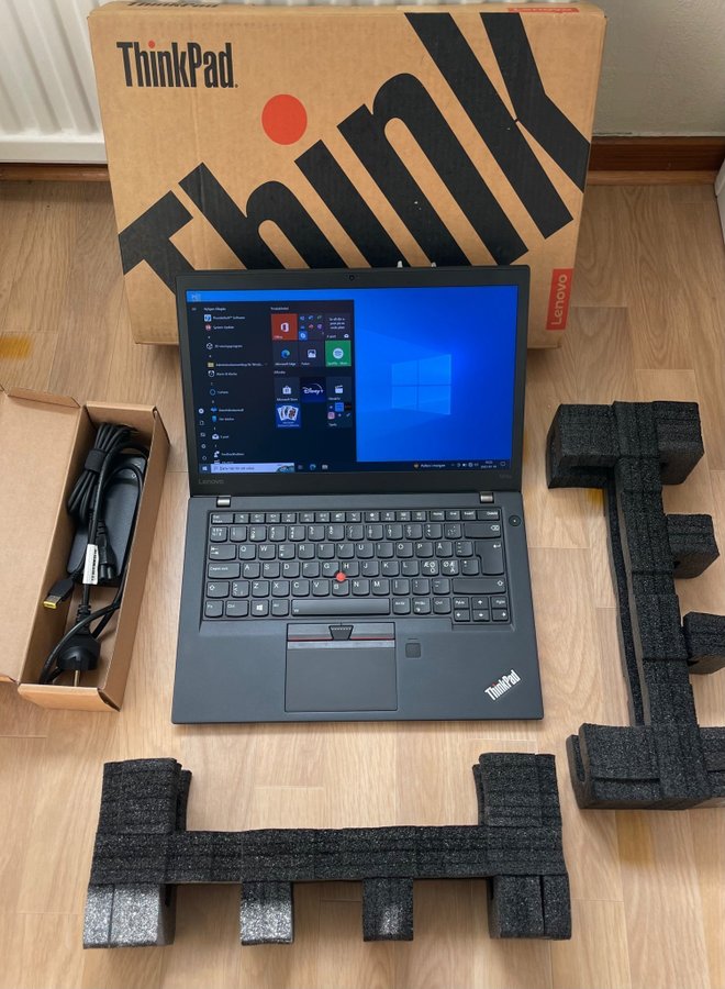 Lenovo ThinkPad T470S i5 6300U 2.4 GHz 8 GB RAM 256 GB SSD FHD IPS SKÄRM