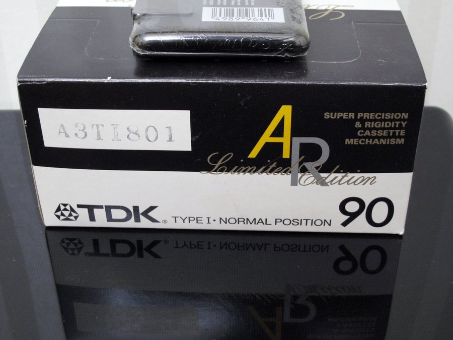*SEALED* TDK AR90 LIMITED EDITION -- TYPE I BLANK AUDIO CASSETTE TAPE + Kartong