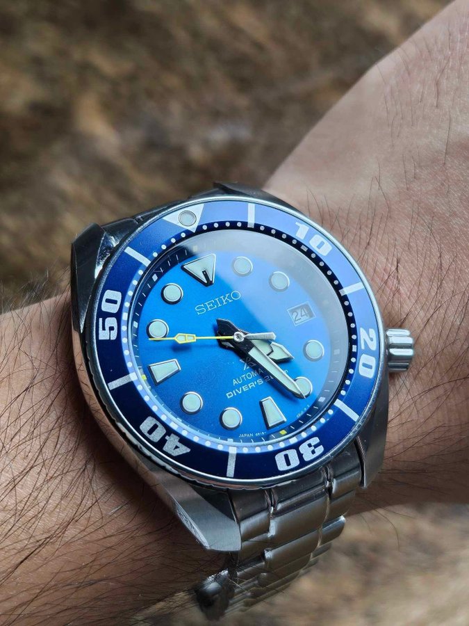 JDM Seiko Prospex Sumo "Blue Coral" SBDC069 - Meget pæn stand