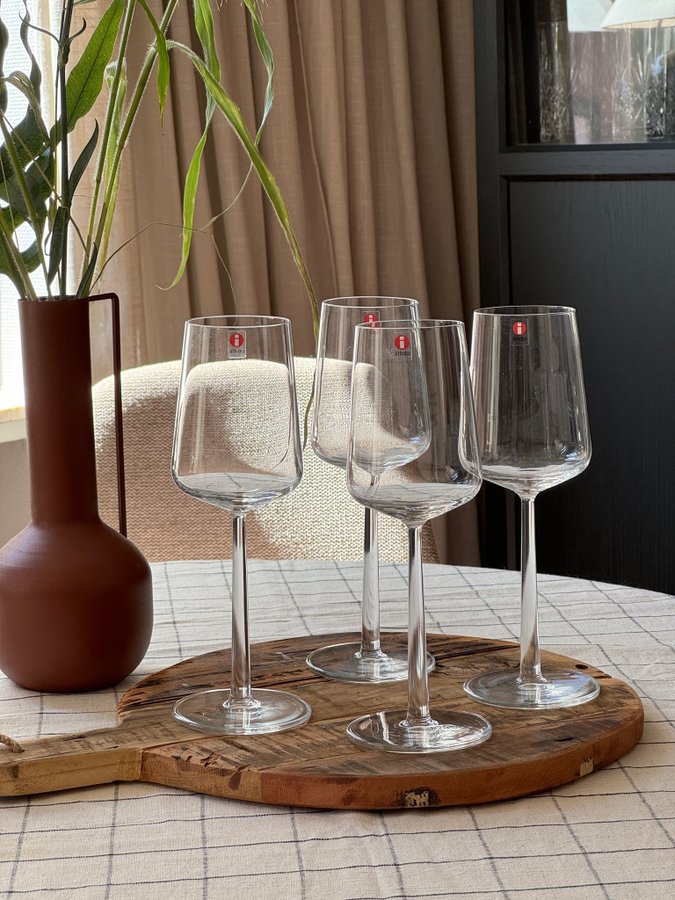 Vitvinsglas iittala // 4st // vinglas // design