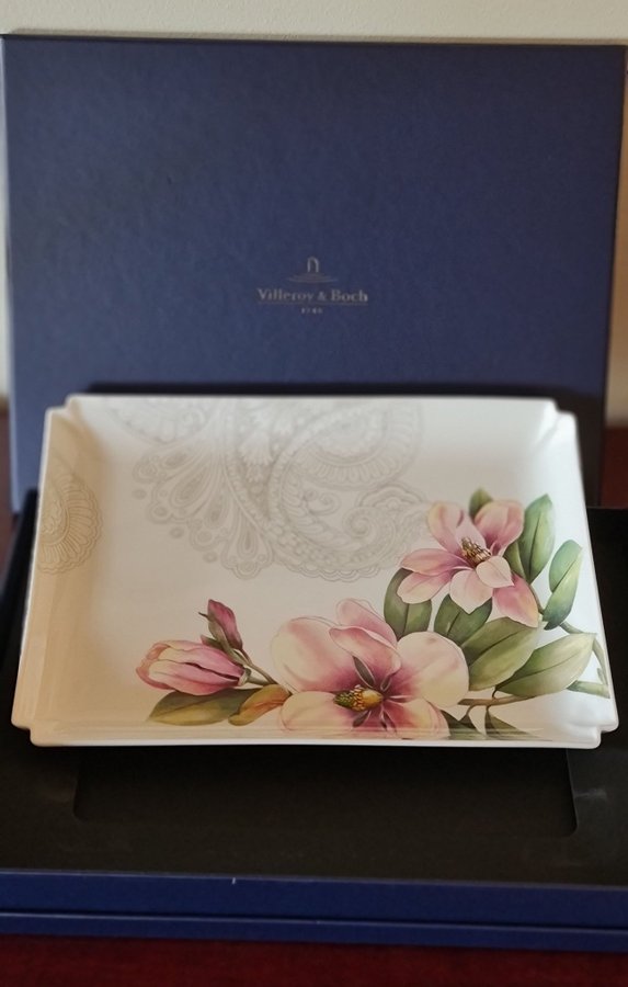 Villeroy Boch Quinsai Garden Gifts skål 28 x 21 cm Ny i presentbox!