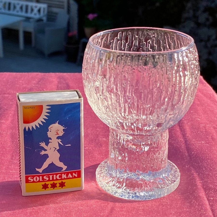 6 Iittala whisky/likör/starkvinsglas - Kekkerit/Timo Sarpaneva - 9 cm höga