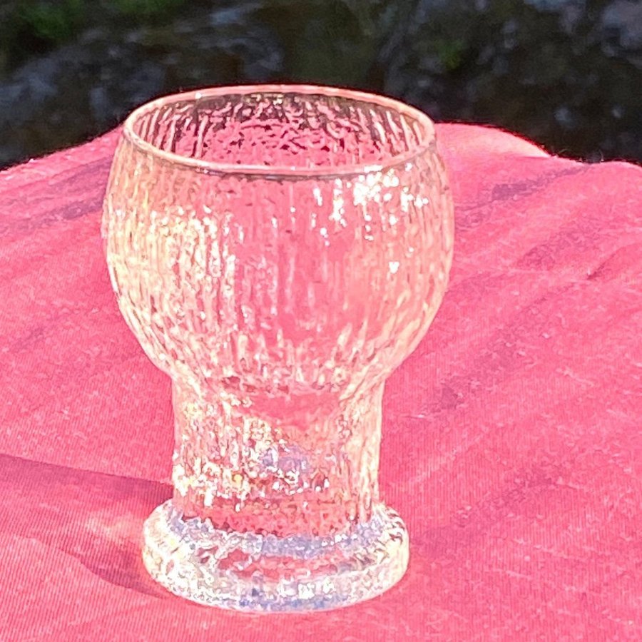 6 Iittala snaps/shot/likörglas - Kekkerit/Timo Sarpaneva - 7 cm höga