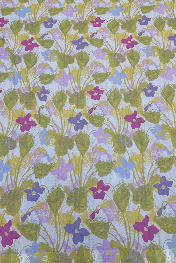 Almedahls/ VIOLA Design: Gunilla Gunnarsson 2 gardinlängder Retro vintage!