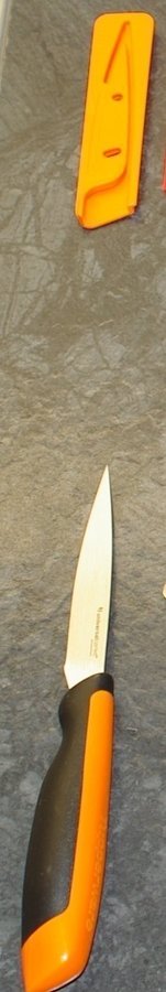 NY U-series Örtkniv från Tupperware perfekt till precisionsarbete orange