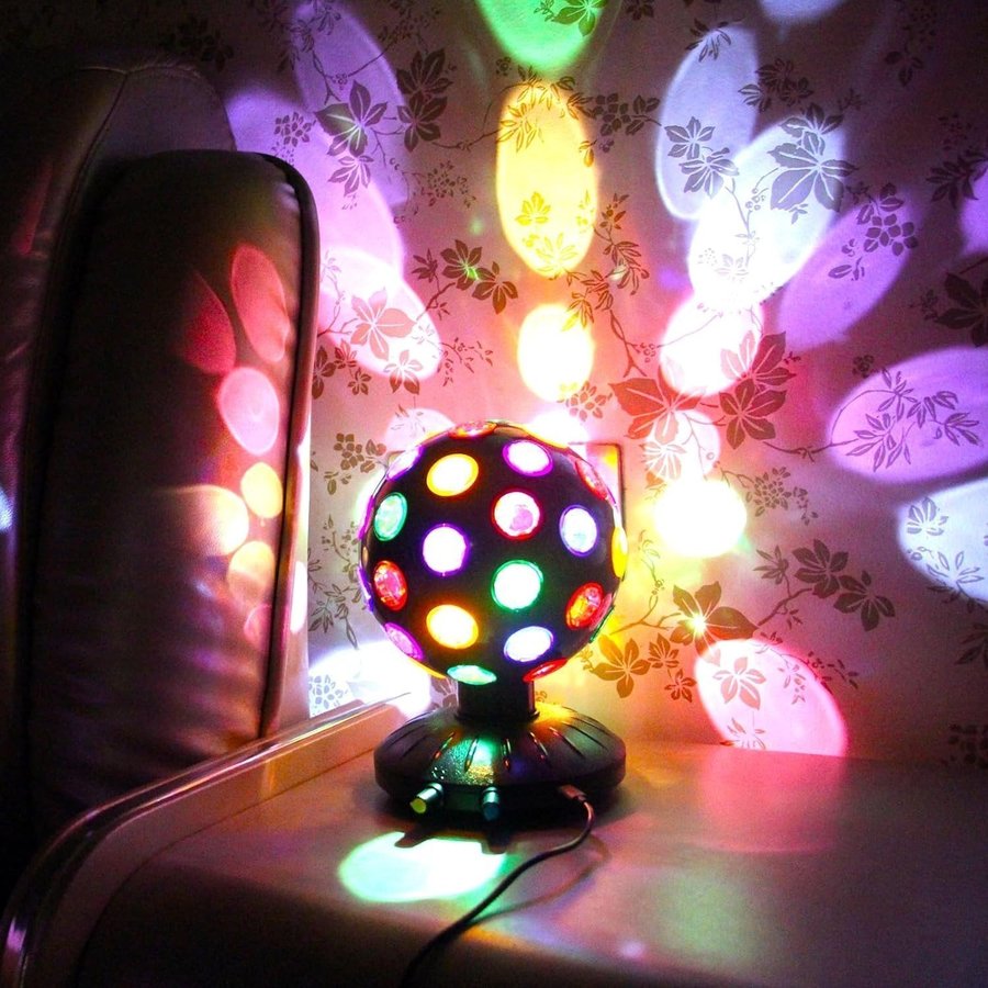 NY Roterande Disco Ball LED | Projektor | Justerbar | USB-C | Ordpris 329kr