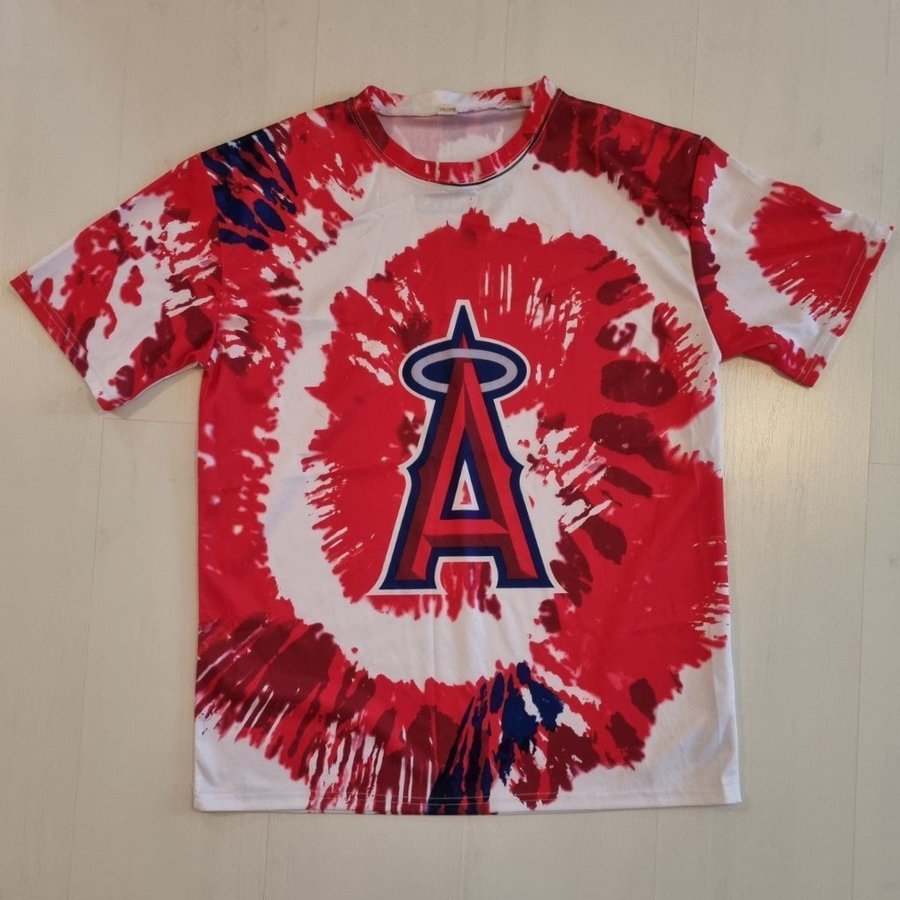 Vintage/retro 2 stycken olika Anaheim Angels Baseboll T-shirts L och XL