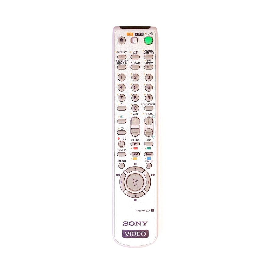 Sony RMT-V407A Video - REMOTE CONTROL