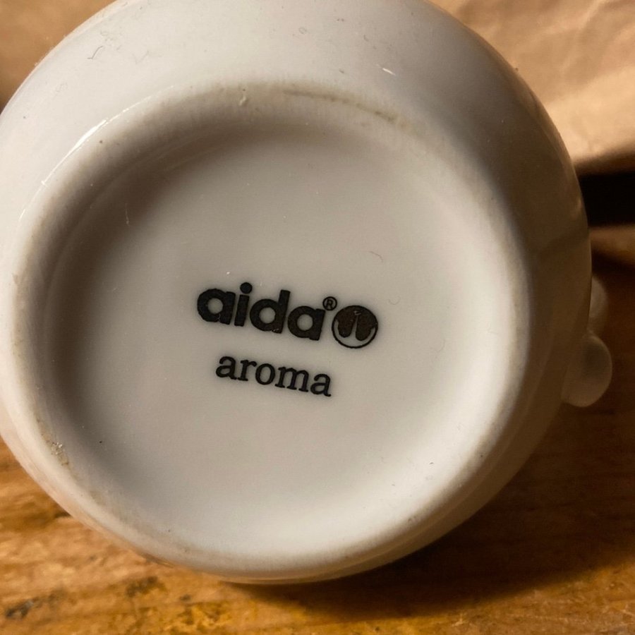 Gräddkanna mjölkkanna porslin ”Aida” Aroma Gastro dansk kvalitet LÄS