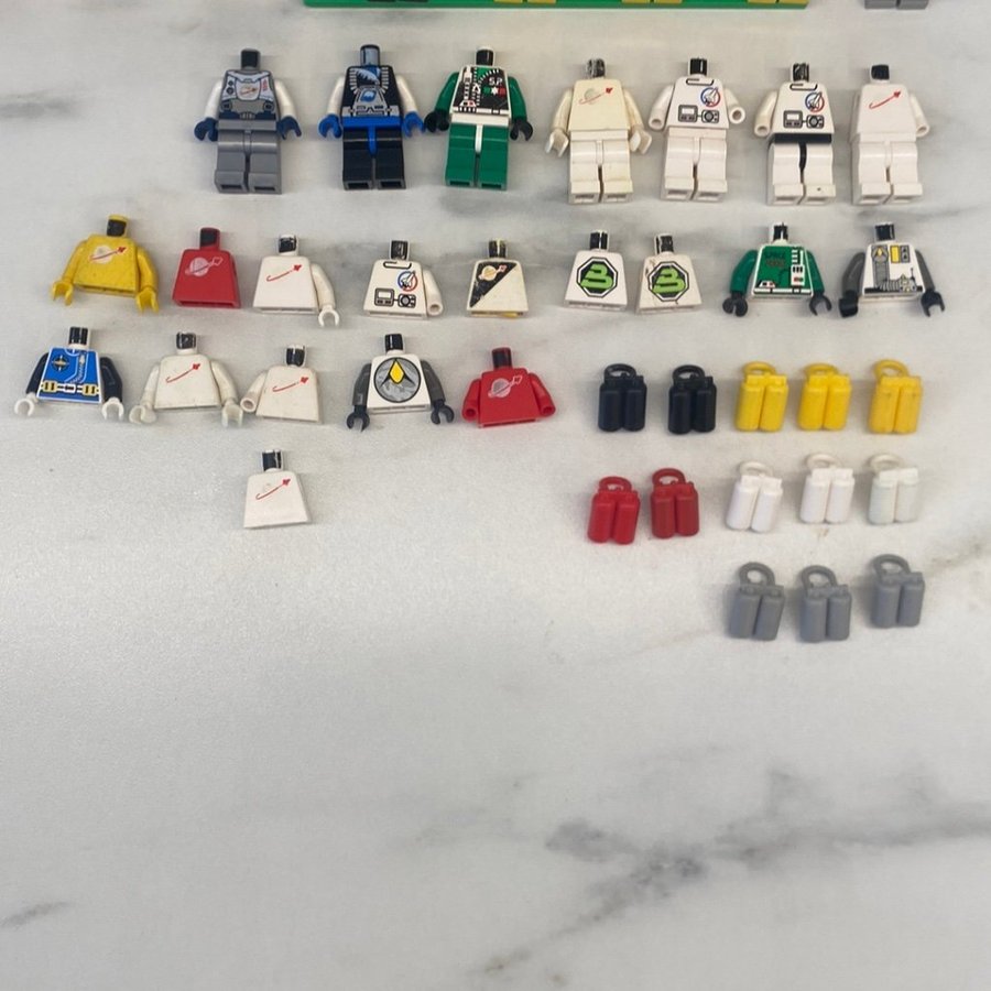 Lego space stor samling minifigurer rymd