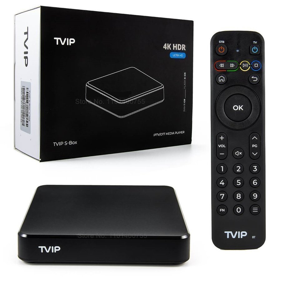 Marknadens bästa box TVIP 605 SE 4K ULTRA HD med Dual wifi set-top box