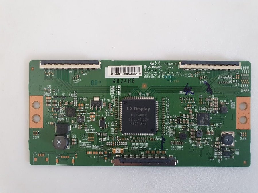 6870C-0552A t-con board Philips 43PUS6162