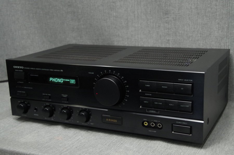 ONKYO A-RV400 FÖRSTÄRKARE FÖRSTEG SLUTSTEG INTEGRATED AMPLIFIER [1990]