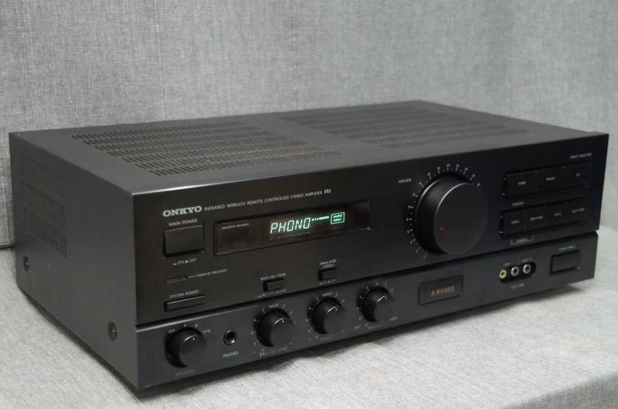 ONKYO A-RV400 FÖRSTÄRKARE FÖRSTEG SLUTSTEG INTEGRATED AMPLIFIER [1990]