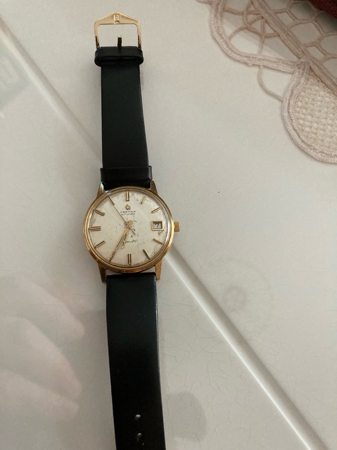 Guldklocka Certina Automatic Herrarmbandsur