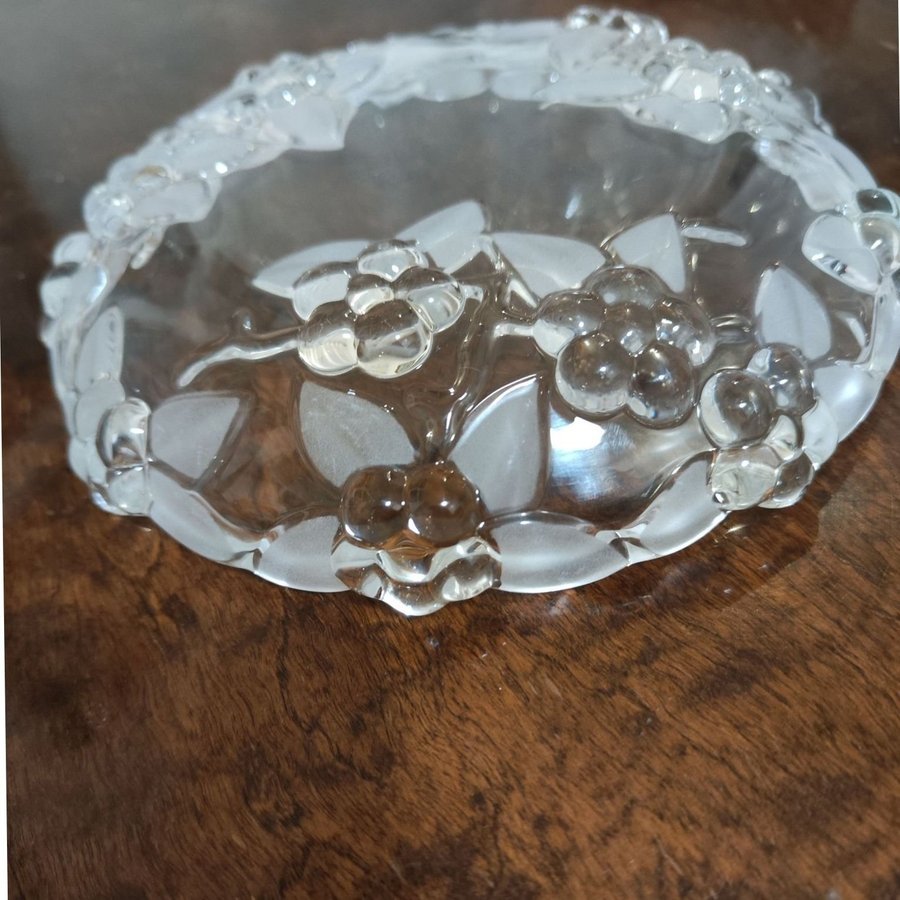 Vintage kristallfat Carmen Mikasa Walther glas