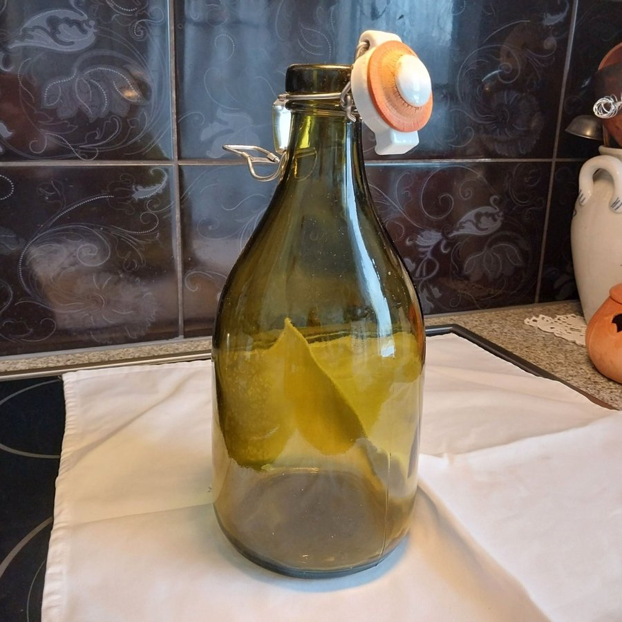 RETRO/VINTAGE Flaska ca 25 liter m kork 1950/60-TAL