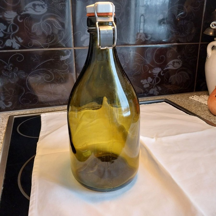 RETRO/VINTAGE Flaska ca 25 liter m kork 1950/60-TAL