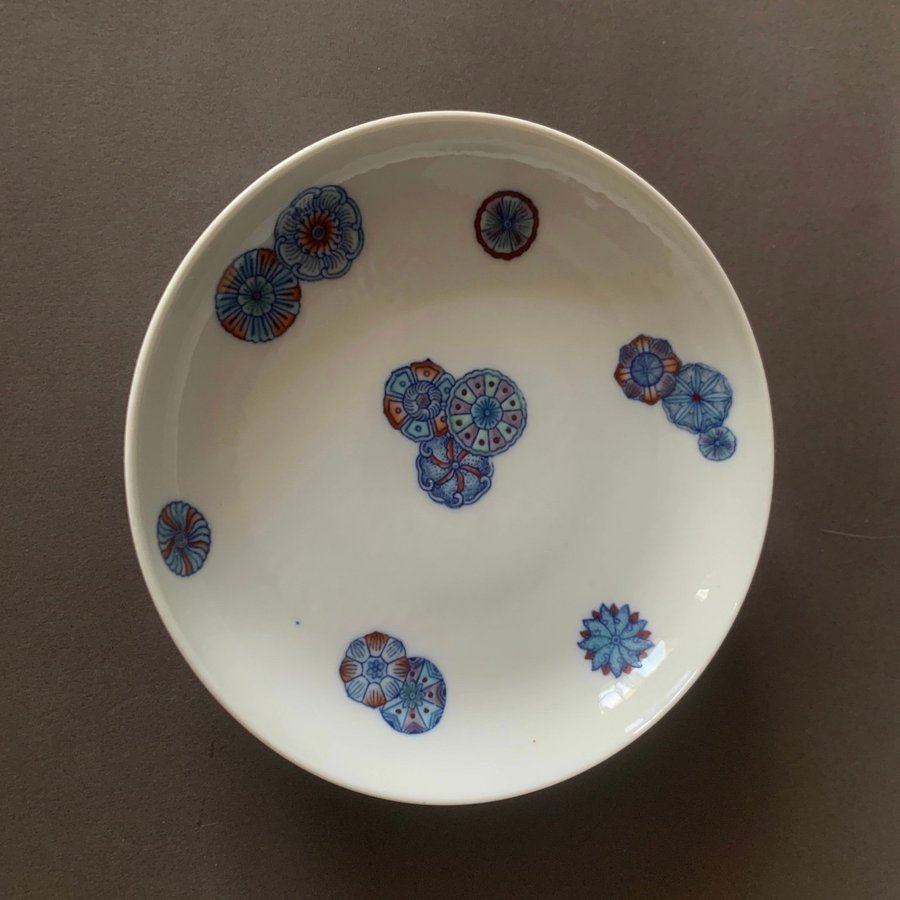 Oriental Porcelain - Hand-Painted plate (Teapot stand) |Kinesiskt Porslin|