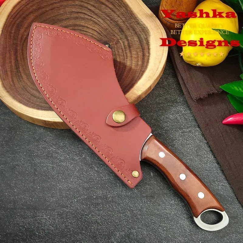 Butcher Knife Molybdenum Steel Chef Kitchen BBQ Home Cooking Tool Cleaver Knives