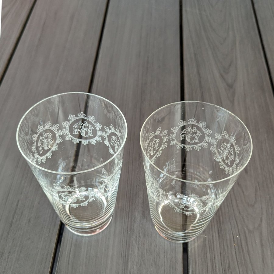 Elon Drink/ölglas Kosta Boda Retro Vintage 2 Drink-ölglas