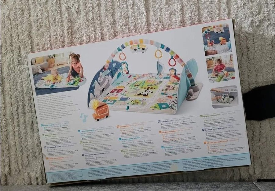 Fisher-Price Activit City Babygum Playmat med leksaker