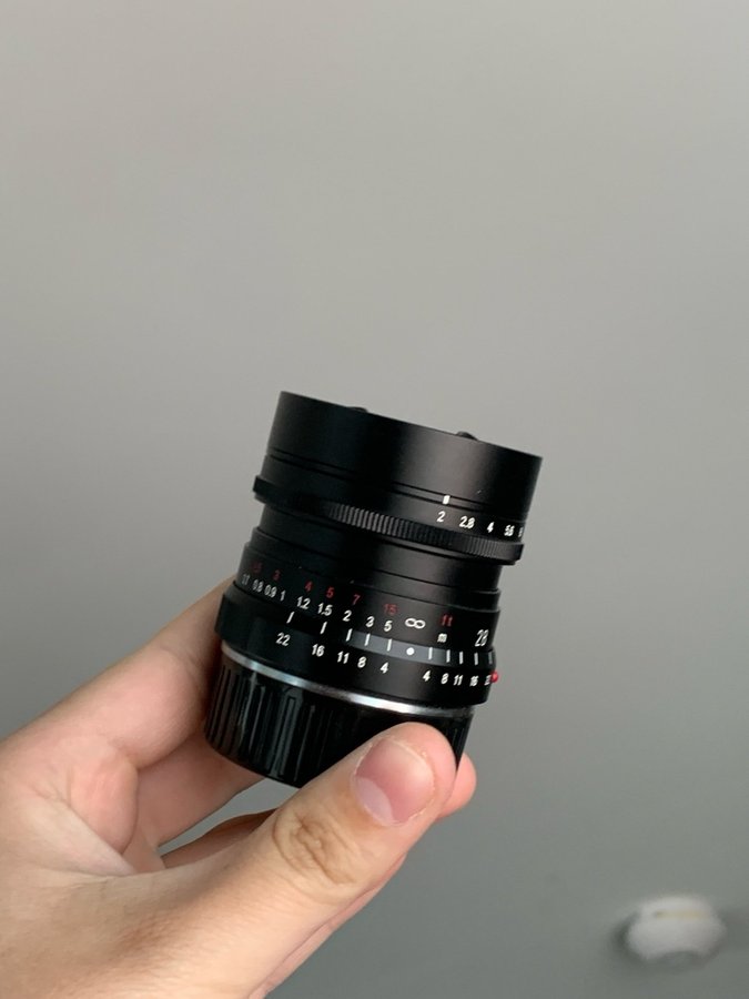 Voigtländer 28mm F2 Ultron leica M