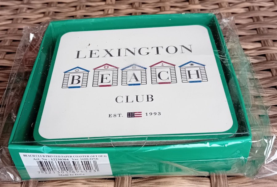 Nya glasunderlägg 6 pack från Lexington