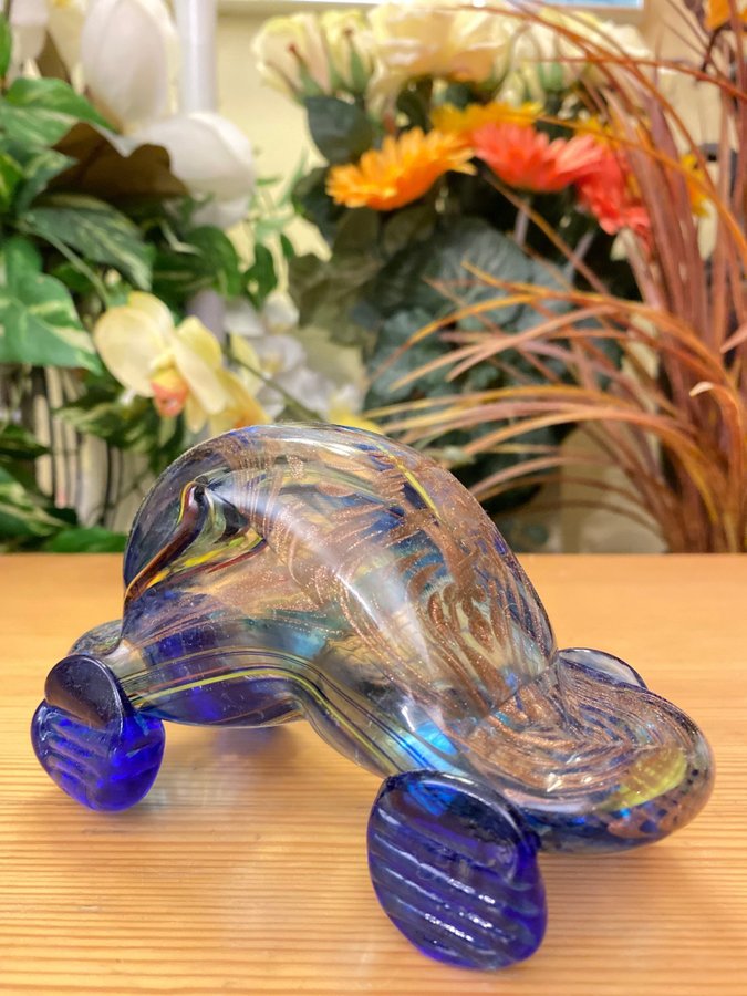 Glasbil bil Murano bil i glas figurin