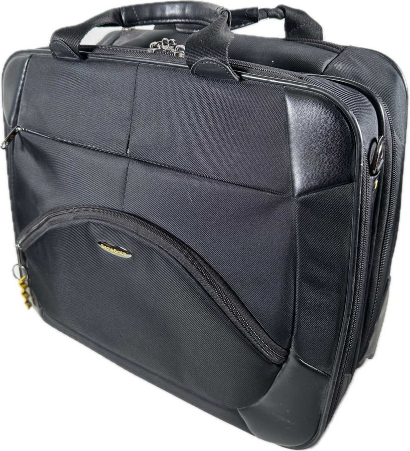 Väska Samsonite Wheeled Luggage Suitcase Portfölj Business Bag Kabinväska