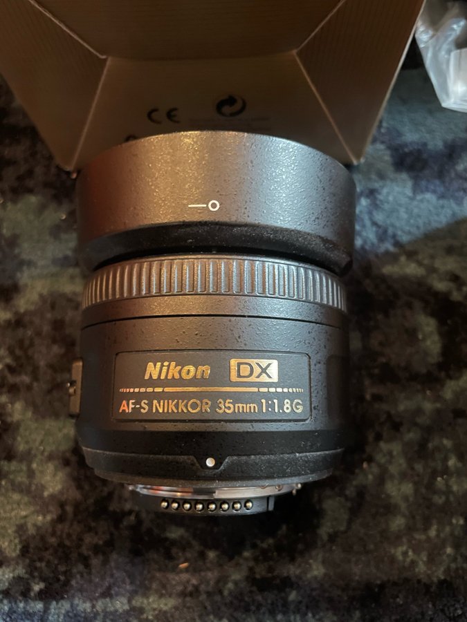 Nikon 35mm 18G AF-S DX Nikkor komplett!