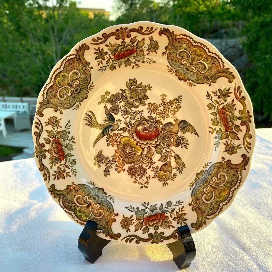 11 "Windsor" assietter 19 cm/Ridgway of Staffordshire/England/1960 - superskick