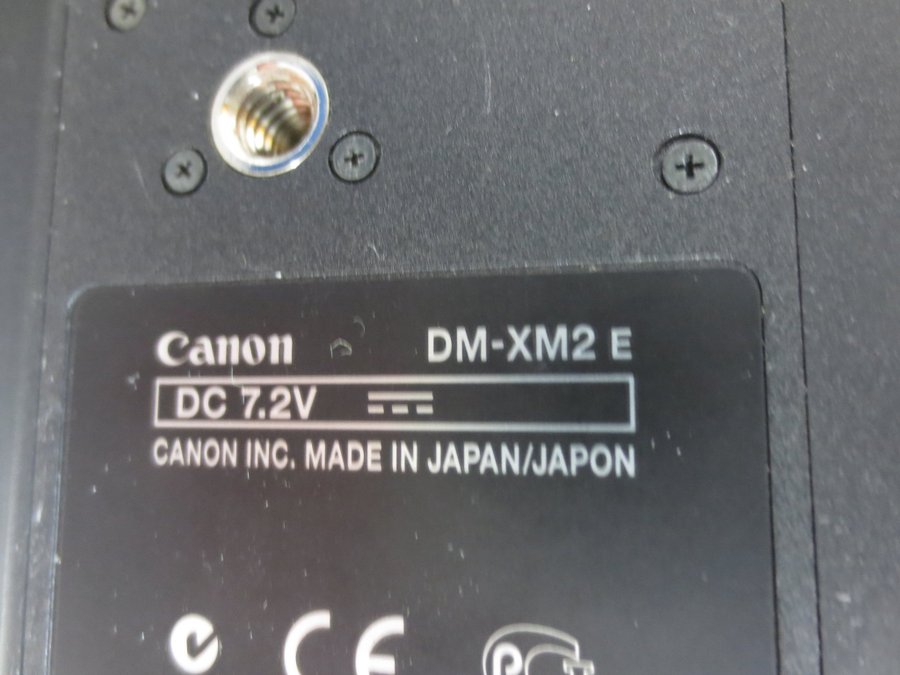 Canon DM-XM2E VideokameraEJ TESTAT!