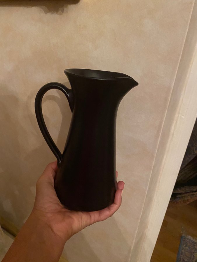 Kanna Höganäs i keramik h 20 cm nyskick