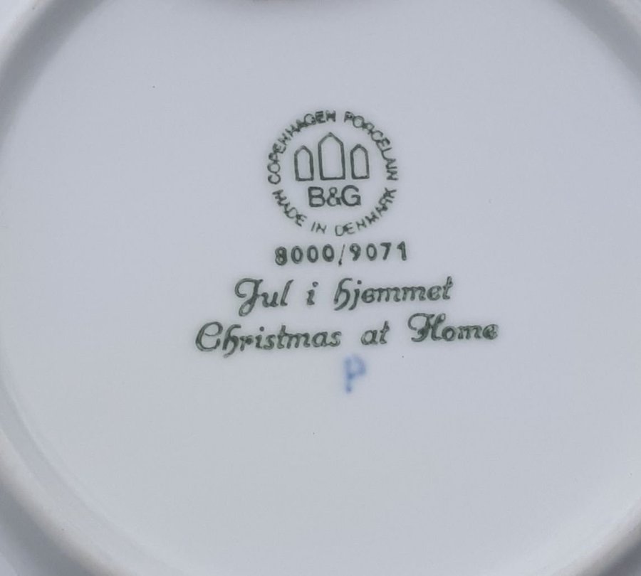 1971 Bing  Grondahl Like-New Christmas Plate Buy up to 6 = pay shipping for 1!