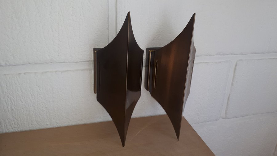 LYFA Gothic Bent Karlby Brass Wall Lamps Messing Væglamper Mässing Vägglampor