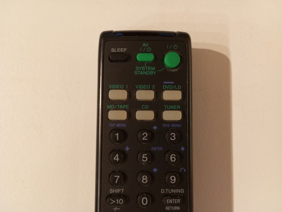 Sony fjärrkontroll Sony AV System 2 remote control