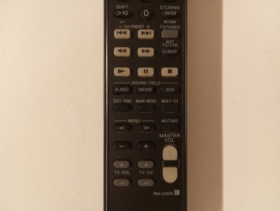 Sony fjärrkontroll Sony AV System 2 remote control