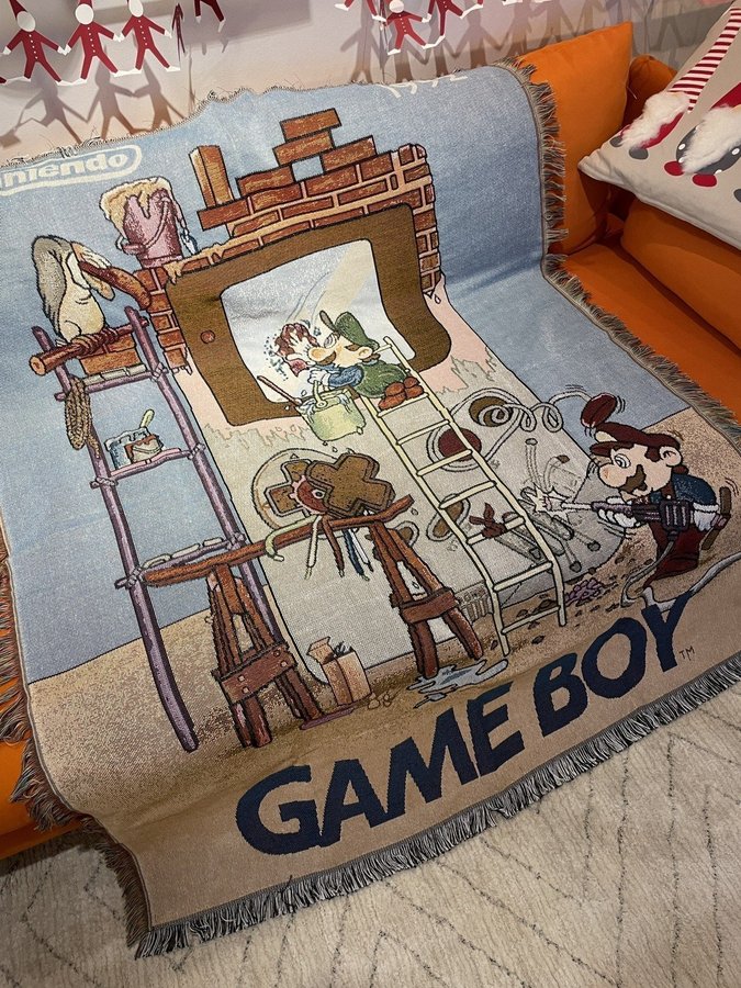 Cartoon game sofa blanket camping picnic carpet decoration tapestry130*160cm