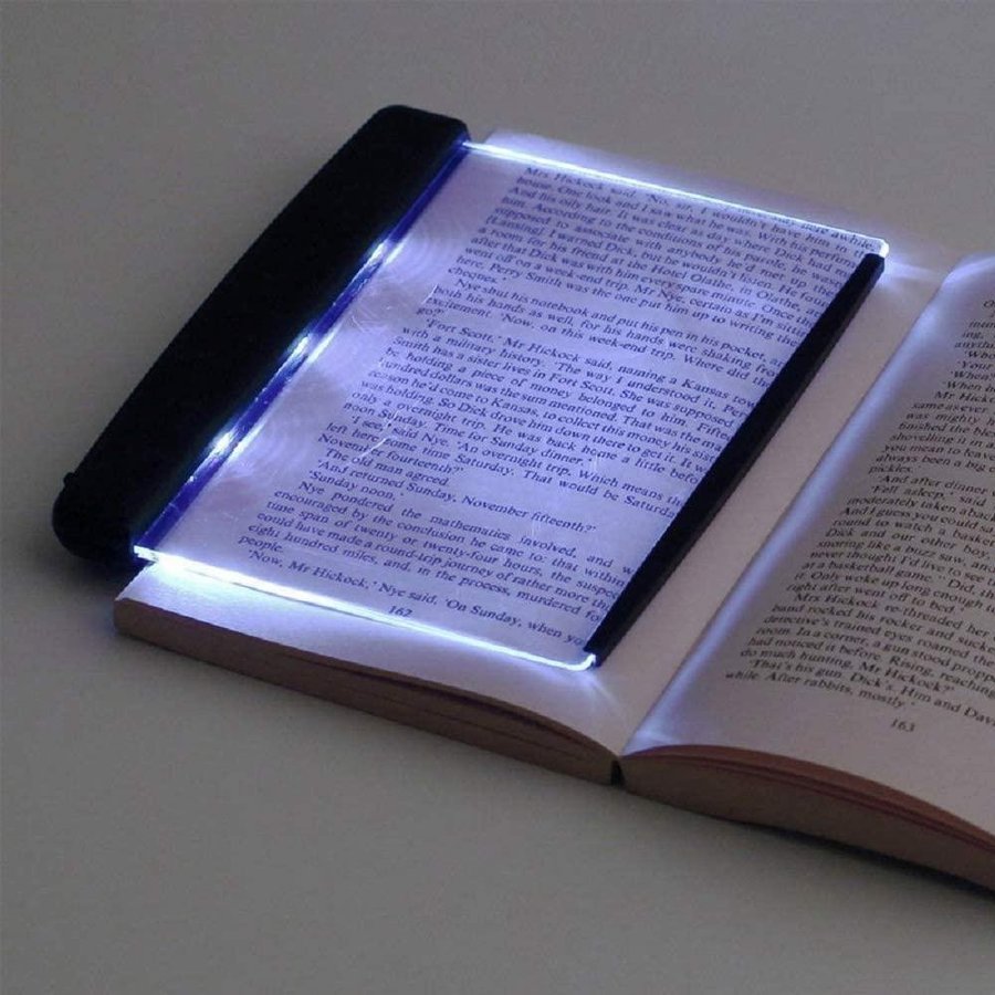 NYTT LED-bokljus | Perfekt för läsplattor | 17 x 14 cm | naturligt ljus