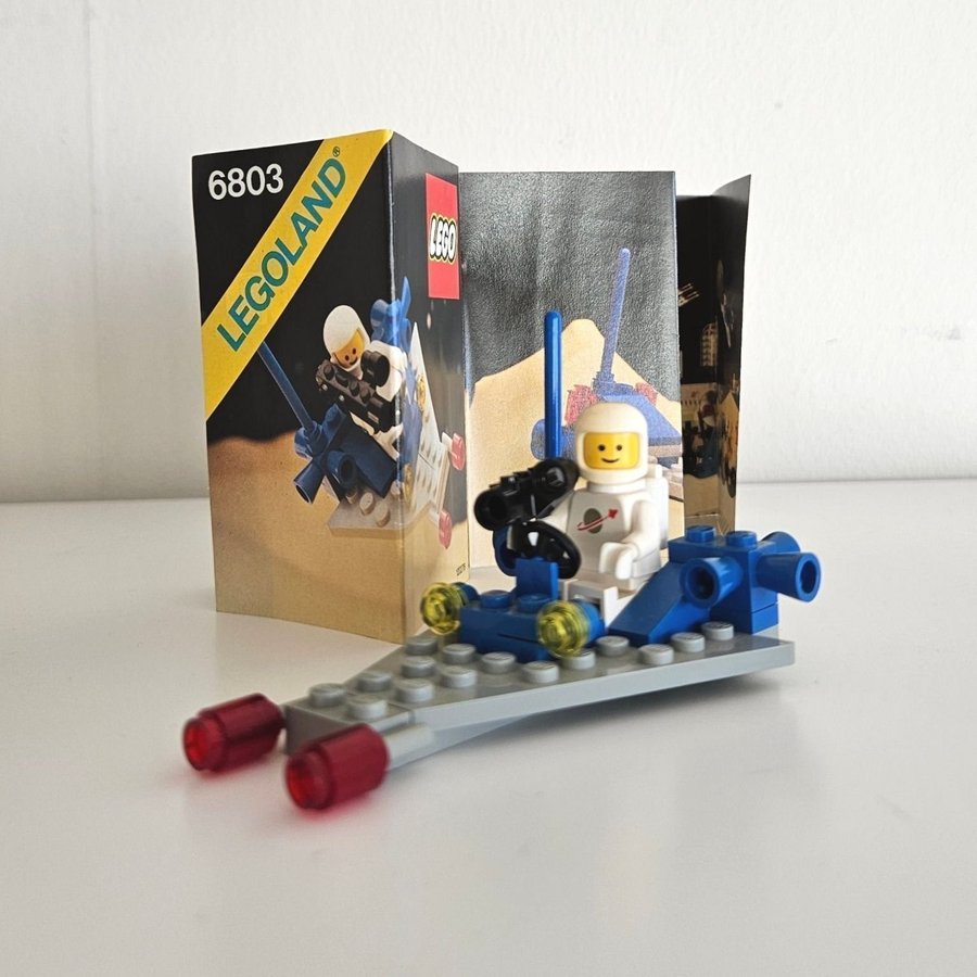 Rare Vintage Lego 6803 Space Patrol - Complete with Manual