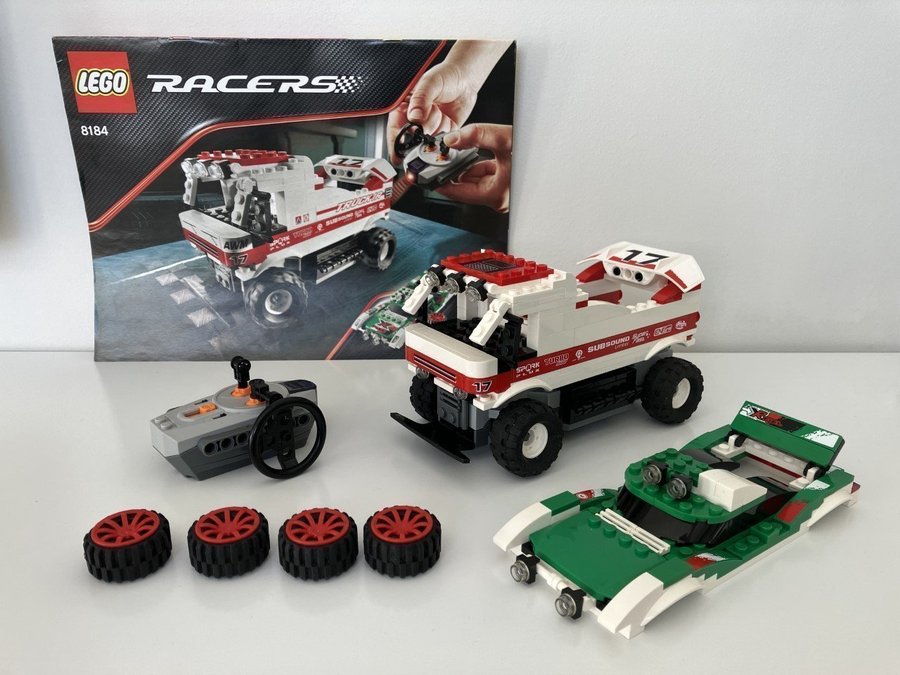 Lego Racer Radio Control Twin X-treme RC Radiostyrd Bil Motor 8184 100%