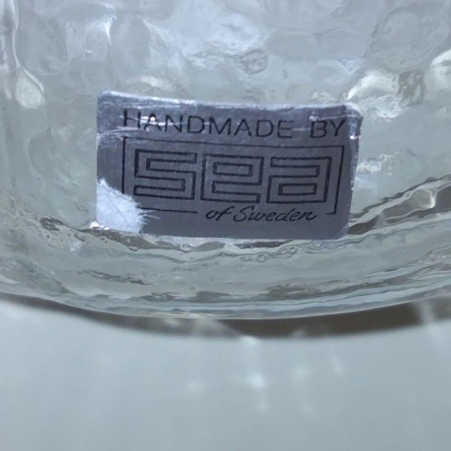 SEAOFSWEDEN/ glasvas*vintage